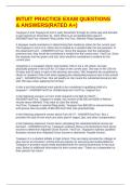 INTUIT PRACTICE EXAM QUESTIONS & ANSWERS&lpar;RATED A&plus;&rpar;