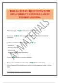 BIOL 1412 EXAM QUESTIONS WITH 100&percnt; CORRECT ANSWERS LATEST VERSION 2025&sol;2026&period;