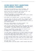 CII R01 MOCK TEST 1 QUESTIONS AND CORRECT ANSWERS