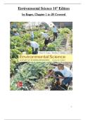 Environmental Science Test Bank &vert; 16th Edition by Enger &vert; Chapters 1&ndash;20  &vert; by Eldon Enger &vert; &lpar;ISBN 9781265096137&rpar; &vert; fully updated&comma; A&plus;
