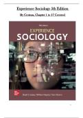 Experience Sociology Test Bank &vert; 5th Edition by Croteau &vert; Chapters 1&ndash;17 &vert; by Croteau &lpar;ISBN 9781266181054&rpar; &vert; Graded A&plus;