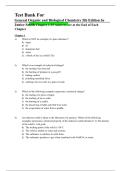 Test Bank For General Organic and Biological Chemistry 5th Edition by Janice Smith &vert; Chapter 1-25 &lpar;Answers at the End of Each Chapter&rpar;