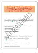 BIO 133 EXAM 2 QUESTIONS WITH 100&percnt; CORRECT ANSWERS LATEST VERSION 2025&sol;2026&period;