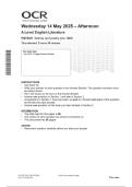 2025 OCR A Level English Literature H472&sol;01 Drama and poetry pre-1900  Combined Question Paper & Final Marking Scheme