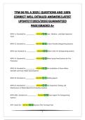 TFM 04 FEL A 2025&vert; QUESTIONS AND 100&percnt; CORRECT WELL DETAILED ANSWERS&vert;LATEST UPDATE&excl;&excl;&excl;&excl;2025&sol;2026&vert;GUARANTEED PASS&vert;GRADED A&plus;