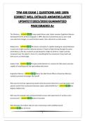 TFM 430 EXAM &vert; QUESTIONS AND 100&percnt; CORRECT WELL DETAILED ANSWERS&vert;LATEST UPDATE&excl;&excl;&excl;&excl;2025&sol;2026&vert;GUARANTEED PASS&vert;GRADED A&plus;