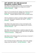 AET &lpar;NCATT&rpar; 451-500 Answered Questions &lpar;Latest 2026&rpar;&period;