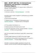 NAA - NCATT AET Rev 14 Solved Exam Questions and Answers &lpar;Complete Practice Papers&rpar;&period;