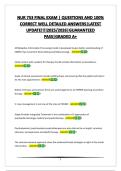 NUR 753 FINAL EXAM &vert; QUESTIONS AND 100&percnt; CORRECT WELL DETAILED ANSWERS&vert;LATEST UPDATE&excl;&excl;&excl;&excl;2025&sol;2026&vert;GUARANTEED PASS&vert;GRADED A&plus;