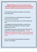 MBA 620 Midterm Exam Actual Exam Newest  2025&sol;2026 Complete Questions And Correct Detailed  Answers &lpar;Verified Answers&rpar; &vert;Newest Exam Version&excl;&excl;&excl; 
