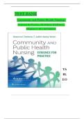 TEST BANK - Community and Public Health Nursing&colon; Evidence for Practice 4th Edition by DeMarco & Walsh&comma; All 25 Chapters Covered&comma; Verified Latest Edition