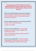 Herzing University NSG 223 Med Surg II Exam 2  Newest 2025&sol;2026 Complete Questions And Correct  Detailed Answers &lpar;Verified Answers&rpar; &vert;Newest Exams  Version&excl;&excl;&excl; 