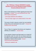 Bio 1108 Exam 2 Newest 2025&sol;2026 Complete  Questions And Correct Detailed Answers &lpar;Verified  Answers&rpar; &vert;Newest Version&excl;&excl;&excl; 