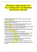 155 Exam 3 Galen &lpar;Units 6 &lpar;11-13&rpar; &comma;7 &lpar;24-26&rpar; &comma;8&lpar;11-13&rpar; Questions And Correct  Answers 