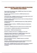 NURS 1160 MIDTERM 2 EXAM WITH COMPLETE SOLUTIONS 100&percnt; VERIFIED LATEST UPDATE&excl;&excl;