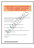 FPQP MODULE 2 EXAM QUESTIONS WITH 100&percnt; CORRECT ANSWERS LATEST VERSION 2025&sol;2026&period;