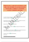 FPQP EXAM&colon; CASH MANAGEMENT AND THE USE OF DEBT&period; EXAM QUESTIONS WITH 100&percnt; CORRECT ANSWERS LATEST VERSION 2025&sol;2026&period;