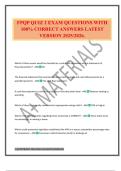 FPQP EXAM PACKAGE DEAL 100&percnt; VERIFIED AND UPDATED&period;