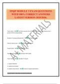 FPQP MODULE 3 EXAM QUESTIONS WITH 100&percnt; CORRECT ANSWERS LATEST VERSION 2025&sol;2026&period;
