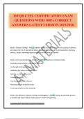 ISTQB CTFL CERTIFICATION EXAM QUESTIONS WITH 100&percnt; CORRECT ANSWERS LATEST VERSION 2025&sol;2026&period;