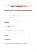 COMM 1500- UGA TEST 1- CH 1-4 QUESTIONS WITH COMPLETE ANSWERS RATED A&plus;
