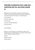 PEREGRINE EXAMINATION STUDY GUIDE 2026 QUESTIONS AND FULL SOLUTIONS GRADED A+