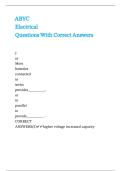 ABYC Electrical Questions With Correct Answers