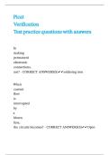 Picat Verification Test practice questions with answers