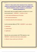 CPSGT PT&period;1 FINAL EXAM LATEST 2025&sol;2026 ACTUAL EXAM WITH  COMPLETE QUESTIONS AND CORRECT DETAILED ANSWERS &lpar;100&percnt;  VERIFIED ANSWERS&rpar; &vert;ALREADY GRADED A&plus;&vert; &vert;&vert;PROFESSOR  VERIFIED&vert;&vert; &vert;&vert;BRANDNEW&excl;&excl;&excl;&vert;&vert; 
