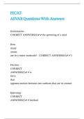 PICAT-ASVAB Questions With Answers&period;