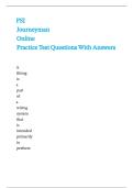 PSI Journeyman Online Practice Test Questions With Answers 