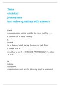texas electrical journeyman test review questions with answers &comma;
