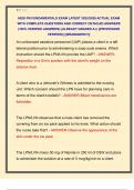 HESI PN FUNDAMENTALS EXAM LATEST 2025&sol;2026 ACTUAL EXAM  WITH COMPLETE QUESTIONS AND CORRECT DETAILED ANSWERS  &lpar;100&percnt; VERIFIED ANSWERS&rpar; &vert;ALREADY GRADED A&plus;&vert; &vert;&vert;PROFESSOR  VERIFIED&vert;&vert; &vert;&vert;BRANDNEW&excl;&excl;&excl;&vert;&vert;