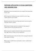 PESTICIDE APPLICATOR C2 EXAM QUESTIONS AND ANSWERS 2026