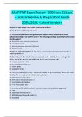 AANP FNP Exam Review &lpar;700-Item Edition&rpar; &ndash; Master Review & Preparation Guide  2025&sol;2026 <Latest Version> 
