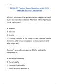SHRM-CP Practice Exam Questions with 100&percnt; VERIFIED Answers UPDATED&excl;&excl;&excl;&period;