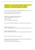 CMN548 UNIT 1 PSYCHIATRIC HISTORY AND PSYCHIATRIC ASSESSMENT &vert; EXAM QUESTIONS WITH CORRECT ANSWERS&comma; CMN548-M&period;5 EXAM QUESTIONS AND ANSWERS&comma; CMN 548 - MODULE 1 & CMN 548 FINAL EXAM WITH 100&percnt; VERIFIED QUESTIONS AND CORRECT ANSWERS LATEST UPDATE 2026&sol;2027 &vert; P
