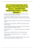 ATI T8 EXAM QUESTIONS WITH CORRECT SOLUTIONS&vert;&vert;UPDATED 2025&vert;&vert;A&plus; GRADED&vert;&vert;100&percnt; GUARANTEED PASS&vert;&vert;<<LATEST VERSION>>