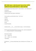 MKT 3401 Exam 1 &lpar;LSU-Karam&rpar;&sol; Karam Test 1 WITH COMPLETE SOLUTION RATED A&plus; NEW EDITION 