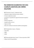 PJM GENERATOR EXAMINATION TEST 2026 COMPLETE QUESTIONS AND VERIFIED SOLUTIONS