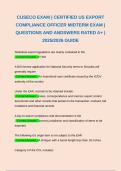 CUSECO EXAM &vert; CERTIFIED US EXPORT COMPLIANCE OFFICER MIDTERM EXAM &vert; QUESTIONS AND ANDSWERS RATED A&plus; &vert; 2025&sol;2026 GUIDE 