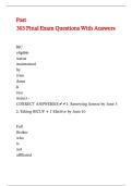 Post 303 Final Exam Questions With Answers