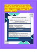 AACN ACNPC-AG Certification PSI Proctored Exam  Complete  Questions Adult -Gerontology Acute Care  Nurse Practitioner Certification AACN ACNPC-AG Exam  Review with Answers and Rationales &vert; 100&percnt; Pass  Guaranteed &vert; Graded A&plus; 