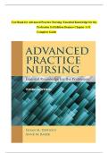 Test Bank for Advanced Practice Nursing&colon; Essential Knowledge for the  Profession 3rd Edition Denisco Chapter 1-31  Complete Guide 