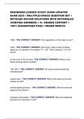 ENGINEERS LICENCE STUDY GUIDE UPDATED EXAM 2025 &sol;&sol; MULTIPLE-CHOICE QUESTION SET &sol;&sol; DETAILED SOLVED SOLUTIONS WITH RATIONALES &lpar;VERIFIED ANSWERS&rpar; &sol;&sol; A&plus; GRADED CONTENT &sol;&sol; 100&percnt; GUARANTEED PASS &sol;&sol; BRAND NEW&excl;&excl;&excl;&excl;&excl;&excl;