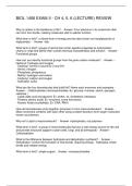 BIOL 1406 EXAM II - CH 4&comma; 5&comma; 6 &lpar;LECTURE&rpar; REVIEW