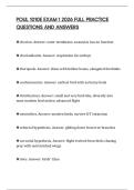 POUL 1010E EXAM 1 2026 FULL PRACTICE QUESTIONS AND ANSWERS