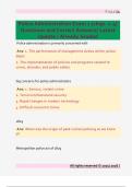 Police Administration Exam 1 &lpar;chap&period; 1-4&rpar;  Questions and Correct Answers&sol; Latest  Update &sol; Already Graded 