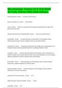 Microbiology Tortora Ch 6 Test Bank All Fully Solved 2025-2026 Edition&period;