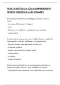POUL 1010E EXAM 1 2026 QUESTIONS AND ANSWERS